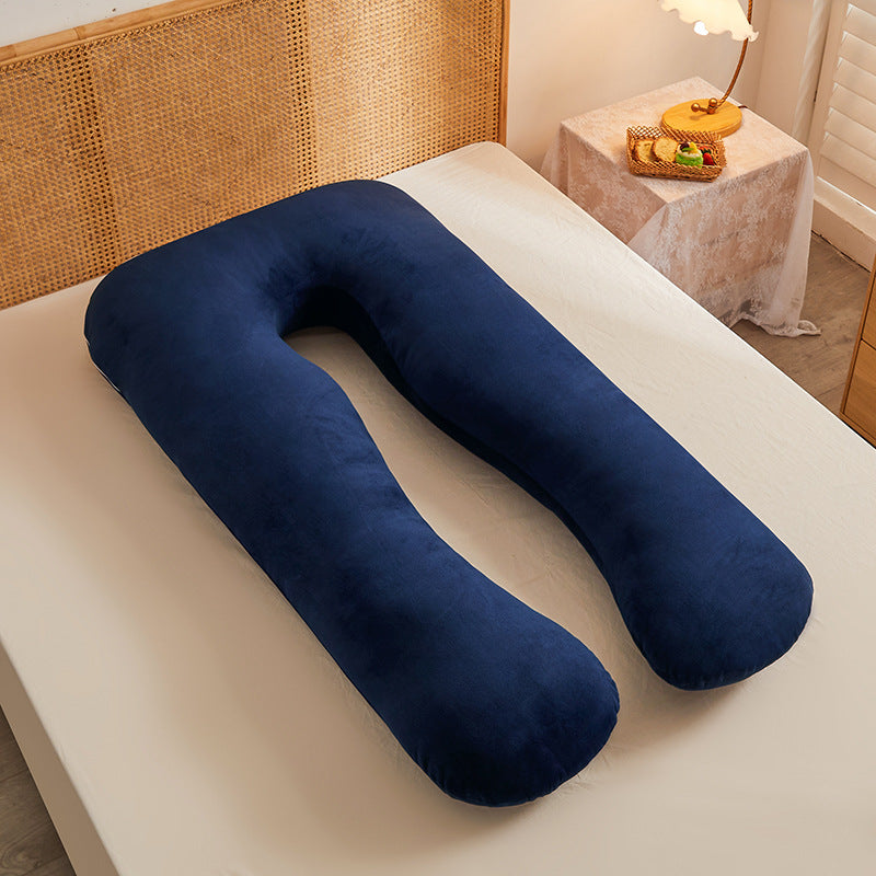 Multifunctional Cotton U-Shape Maternity Pillow – Removable & Washable