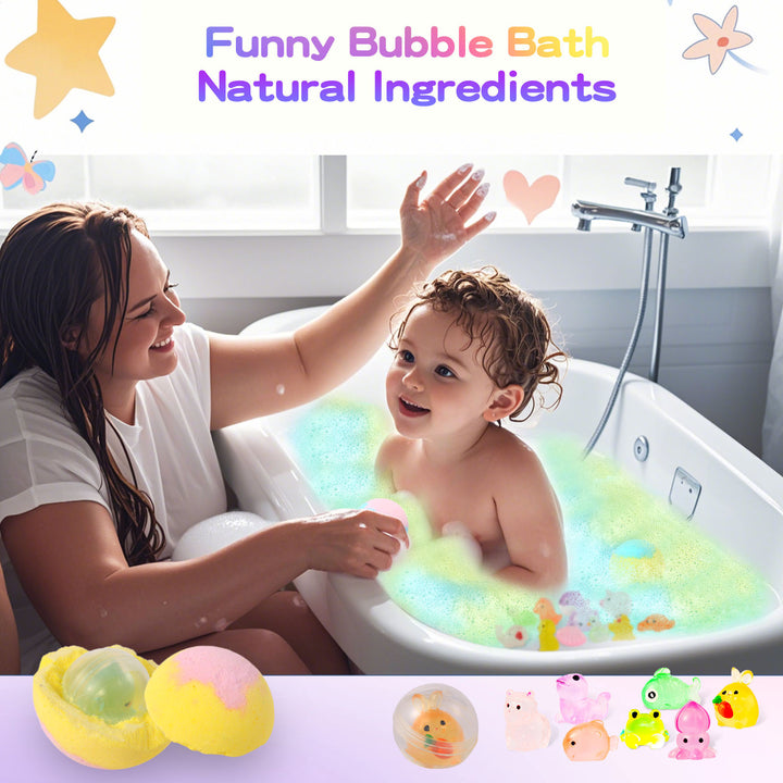 Glow In The Dark Doll Bath Bomb Set