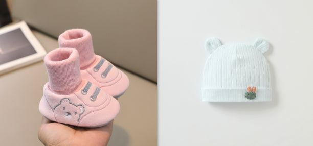 Baby Cloth Shoes – Simple Non-Slip Indoor Toddler Shoes
