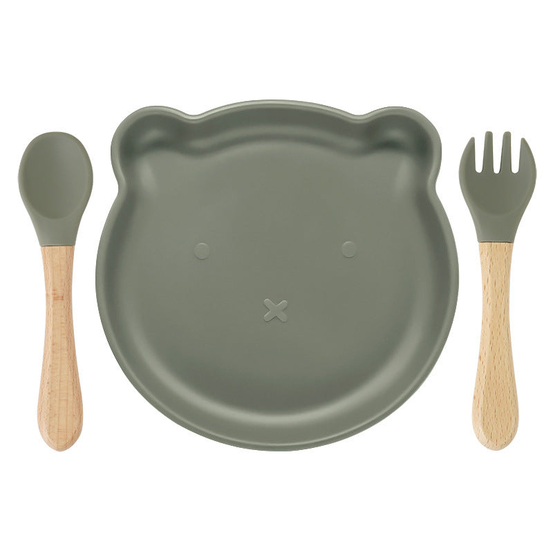 Bear Silicone Baby Tableware Set – Feeding & Food Supplement Set