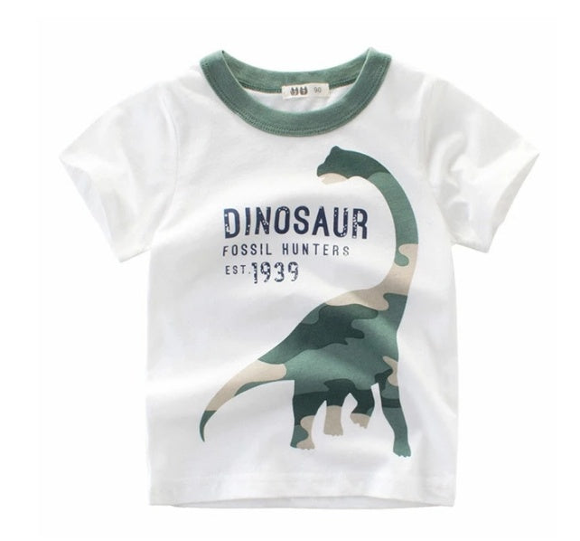 Boys Korean Style Cotton Short Sleeve T-Shirt