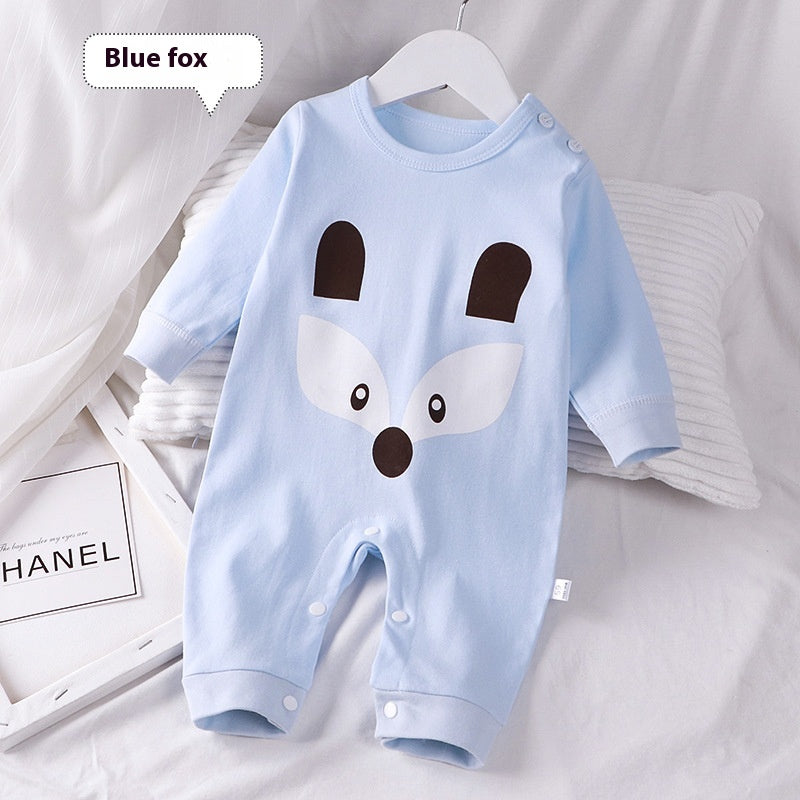 Autumn Cotton Baby Romper Pajamas
