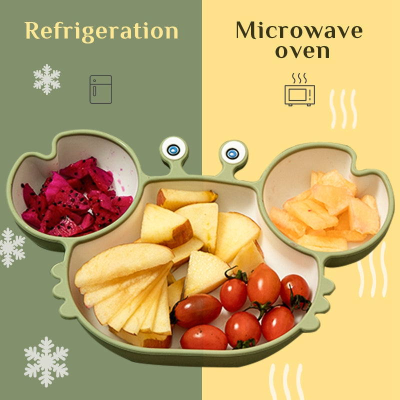 Silicone Non-Slip Baby Feeding Plate – Children’s Tableware Bowl