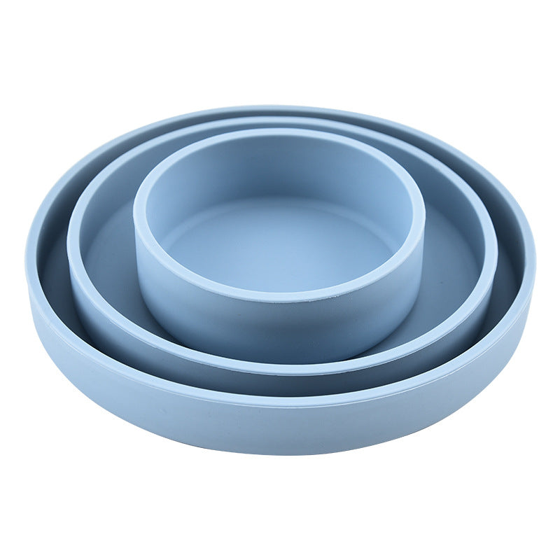 Baby Silicone Training & Feeding Dinner Plate – Food Supplement Bowl