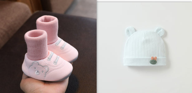 Baby Cloth Shoes – Simple Non-Slip Indoor Toddler Shoes