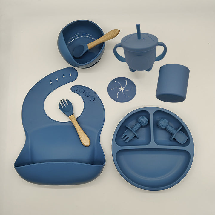 Baby Silicone Feeding Tableware – Early Learning & Complementary Food