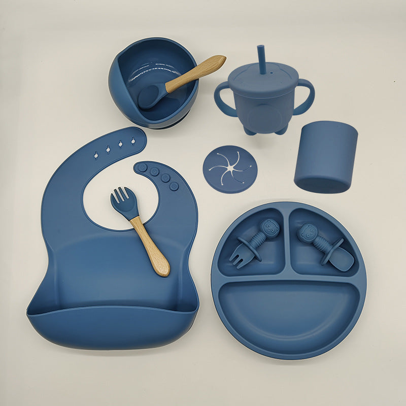 Baby Silicone Feeding Tableware – Early Learning & Complementary Food