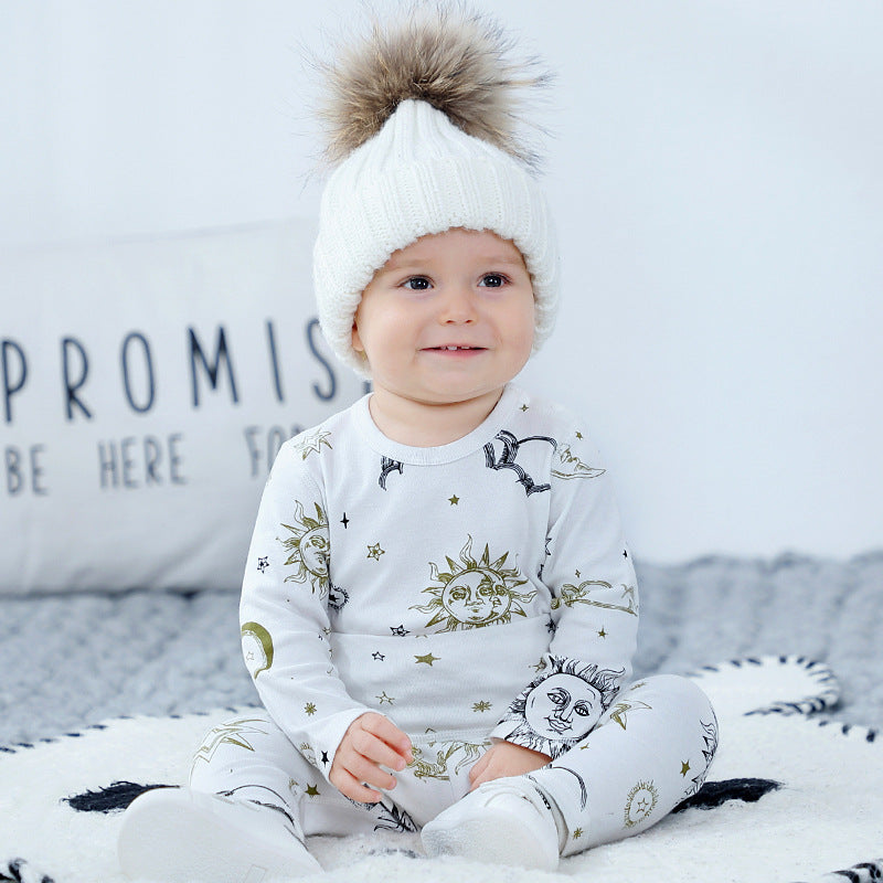 Baby Hoodie Crawling Jumpsuit