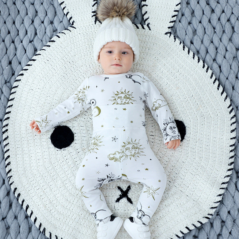 Baby Hoodie Crawling Jumpsuit