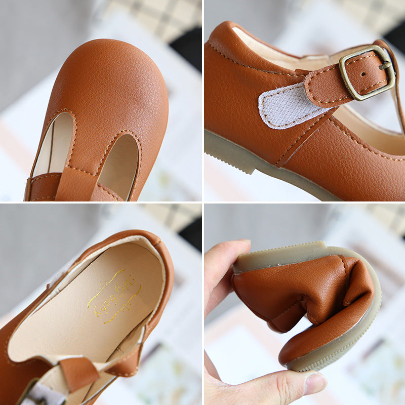 Children’s Pea Shoes Versatile Baby Single Shoes