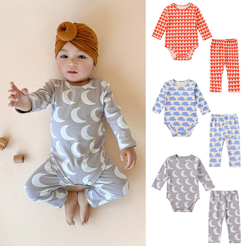 Baby Cotton Triangle Jumpsuit Romper