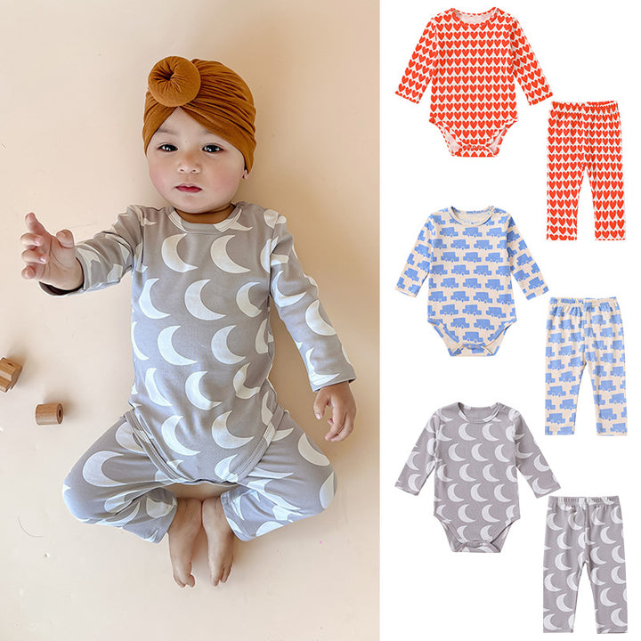 Baby Cotton Triangle Jumpsuit Romper
