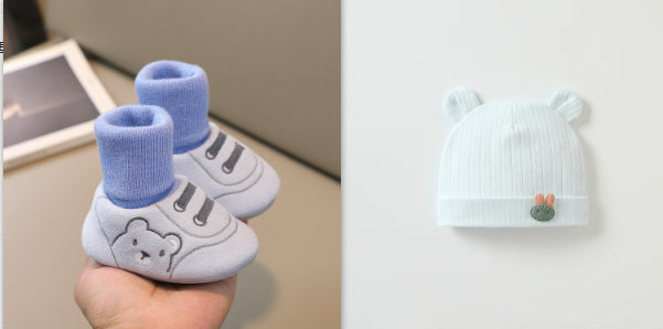 Baby Cloth Shoes – Simple Non-Slip Indoor Toddler Shoes