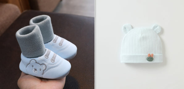 Baby Cloth Shoes – Simple Non-Slip Indoor Toddler Shoes