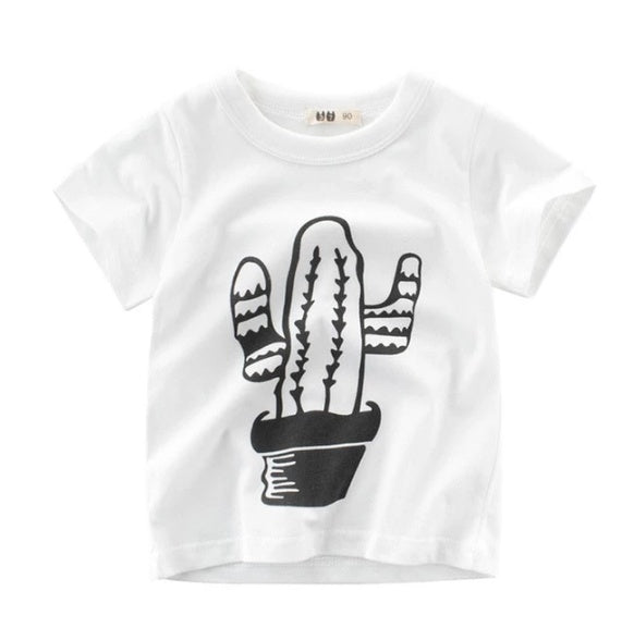 Boys Korean Style Cotton Short Sleeve T-Shirt