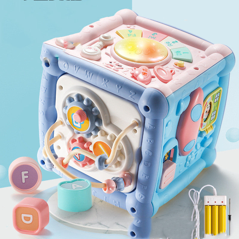 Six-Sided Baby Toy Activity Box