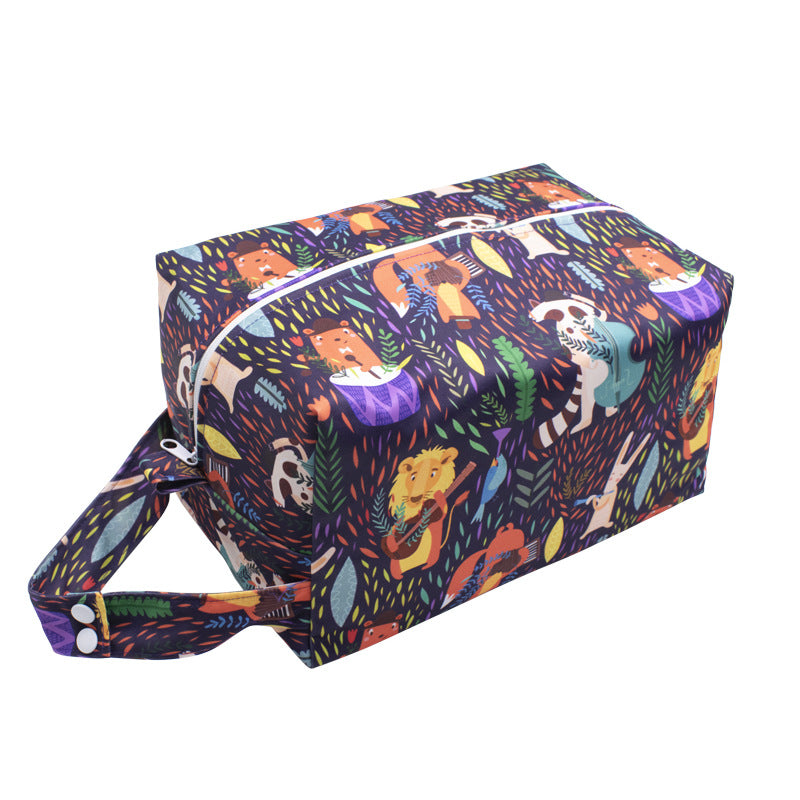 Reusable 3D Baby Travel Diaper Organizer Bag