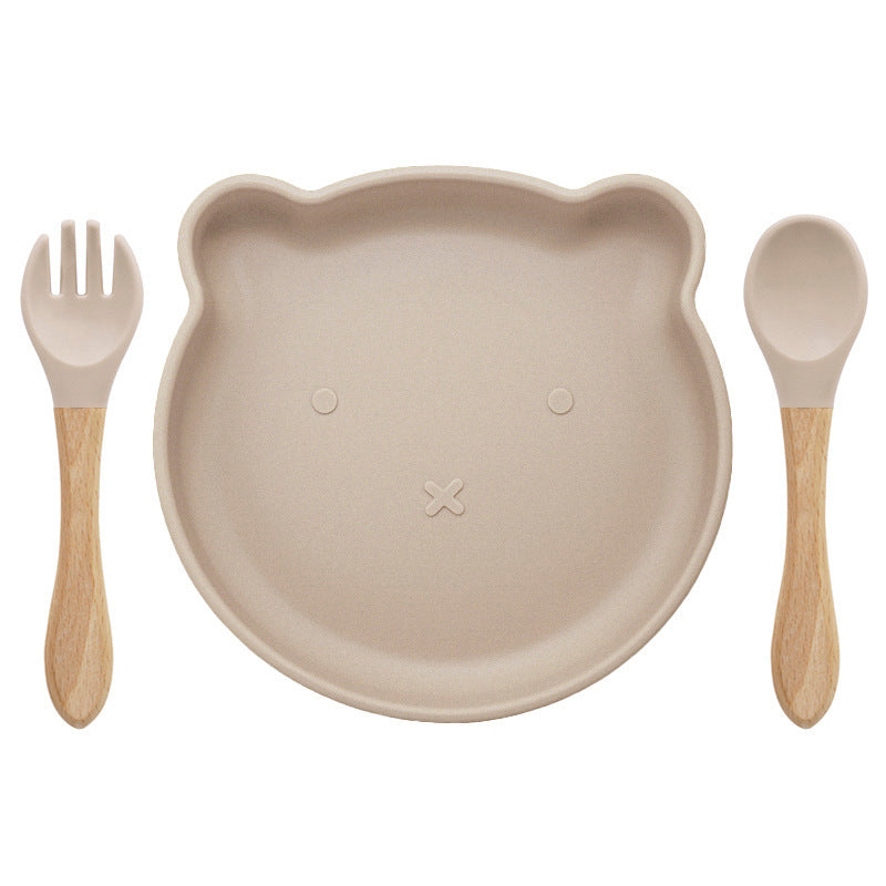 Bear Silicone Baby Tableware Set – Feeding & Food Supplement Set