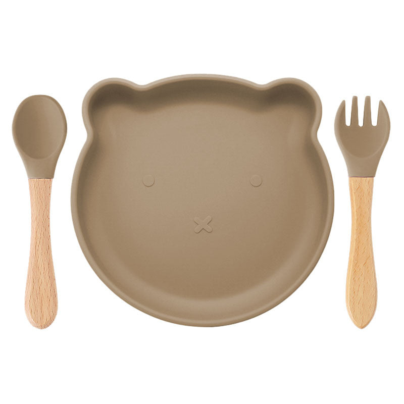 Bear Silicone Baby Tableware Set – Feeding & Food Supplement Set