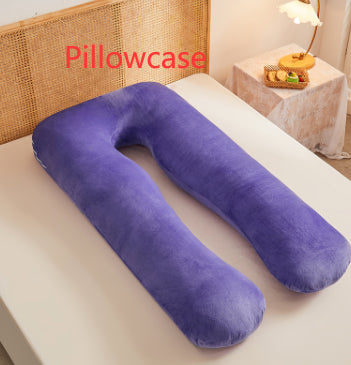 Multifunctional Cotton U-Shape Maternity Pillow – Removable & Washable