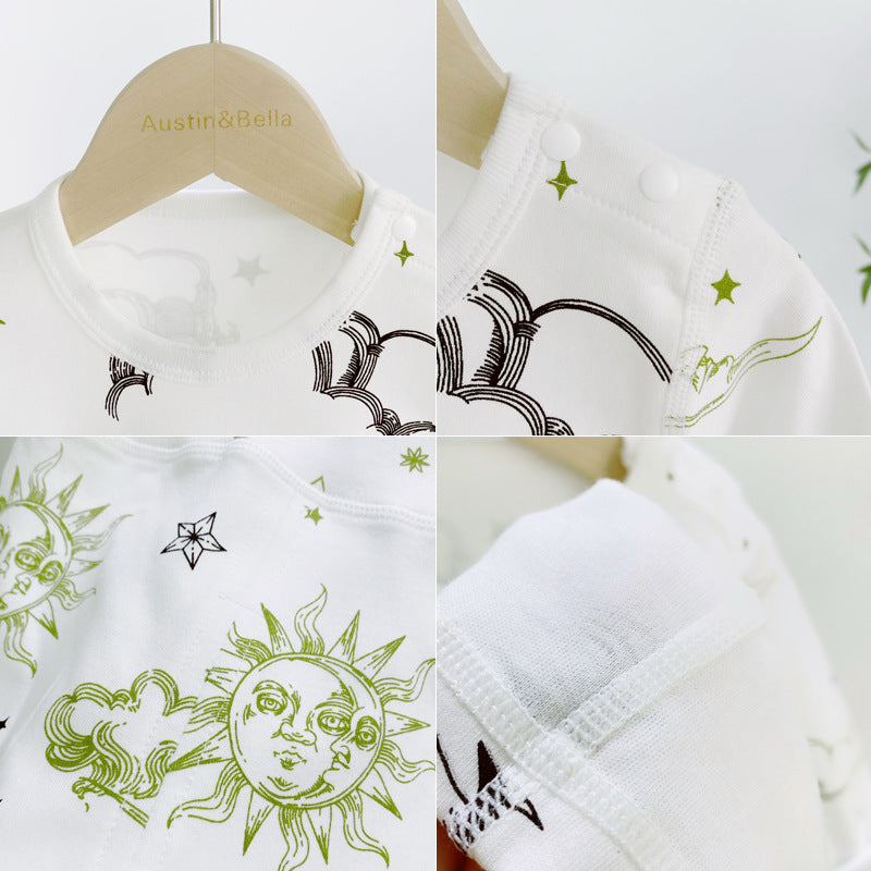 Baby Hoodie Crawling Jumpsuit