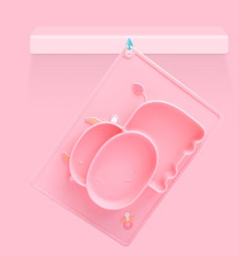 Baby Silicone Suction Bowl – Cartoon Learning Feeding Dish
