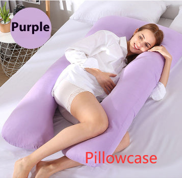 Multifunctional Cotton U-Shape Maternity Pillow – Removable & Washable