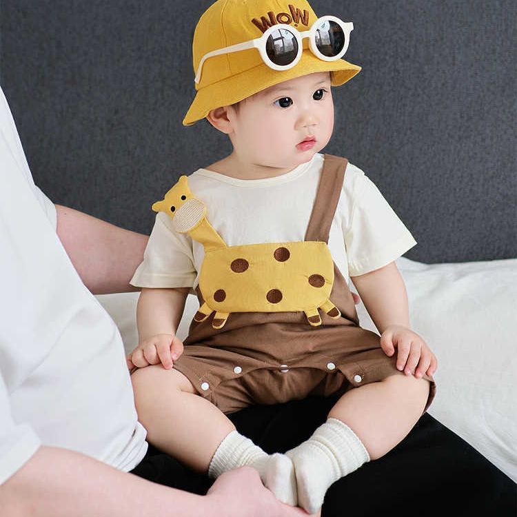 Baby Summer Short-Sleeve Romper – Lightweight