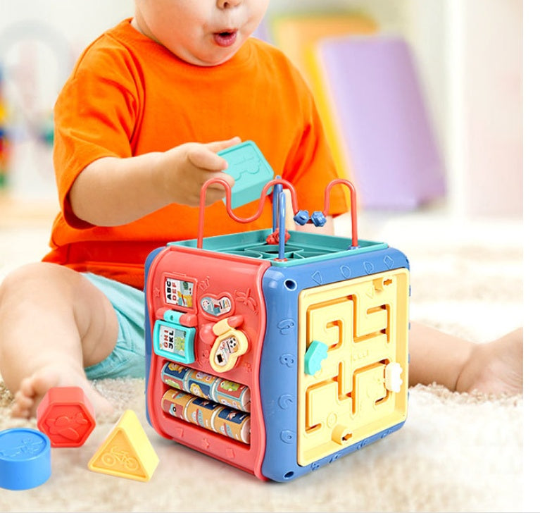 Six-Sided Baby Toy Activity Box