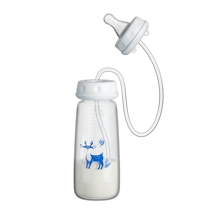Baby 8.12 fl oz Hand-Free Standard Feeding Bottle