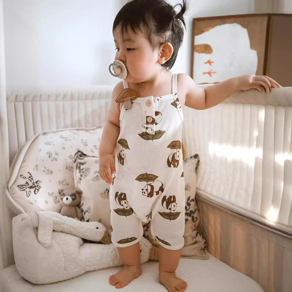 Class A Waffle Baby Jumpsuit Going Out Clothes