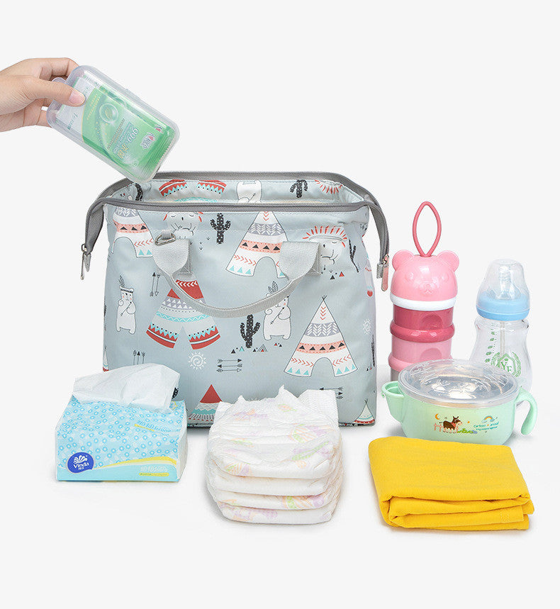Waterproof Portable Baby Diaper Bag – Storage Organizer