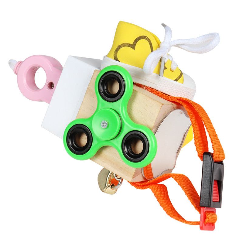 Wooden Busy House – Early Education Baby Toy