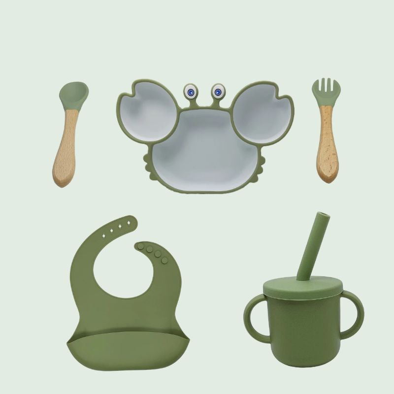 Silicone Non-Slip Baby Feeding Plate – Children’s Tableware Bowl