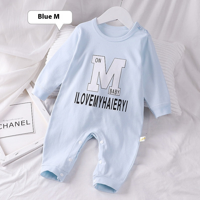 Autumn Cotton Baby Romper Pajamas