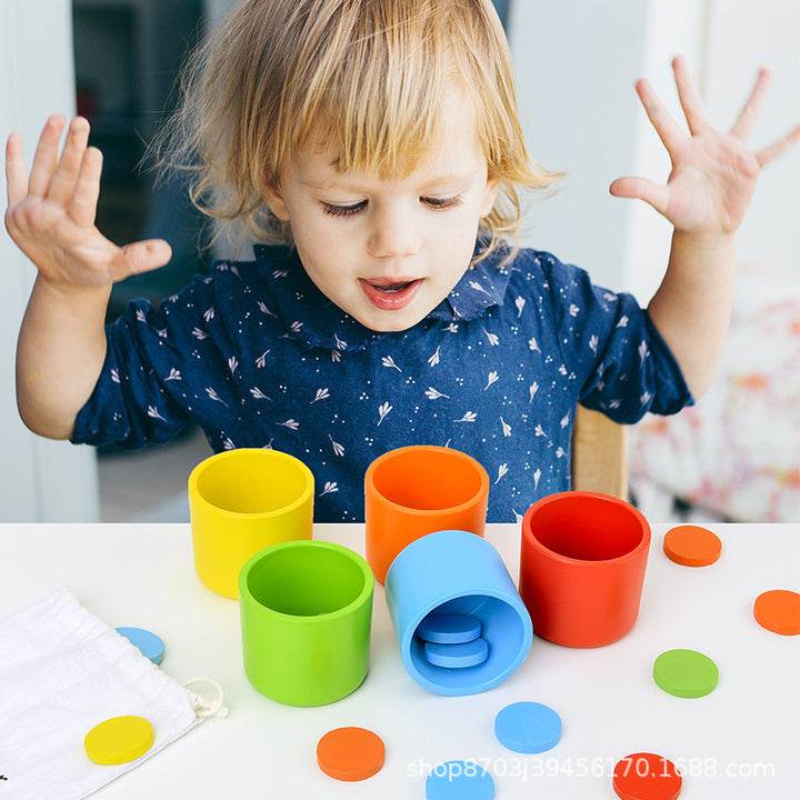 Baby Early Education Color Sorting Cup Toy