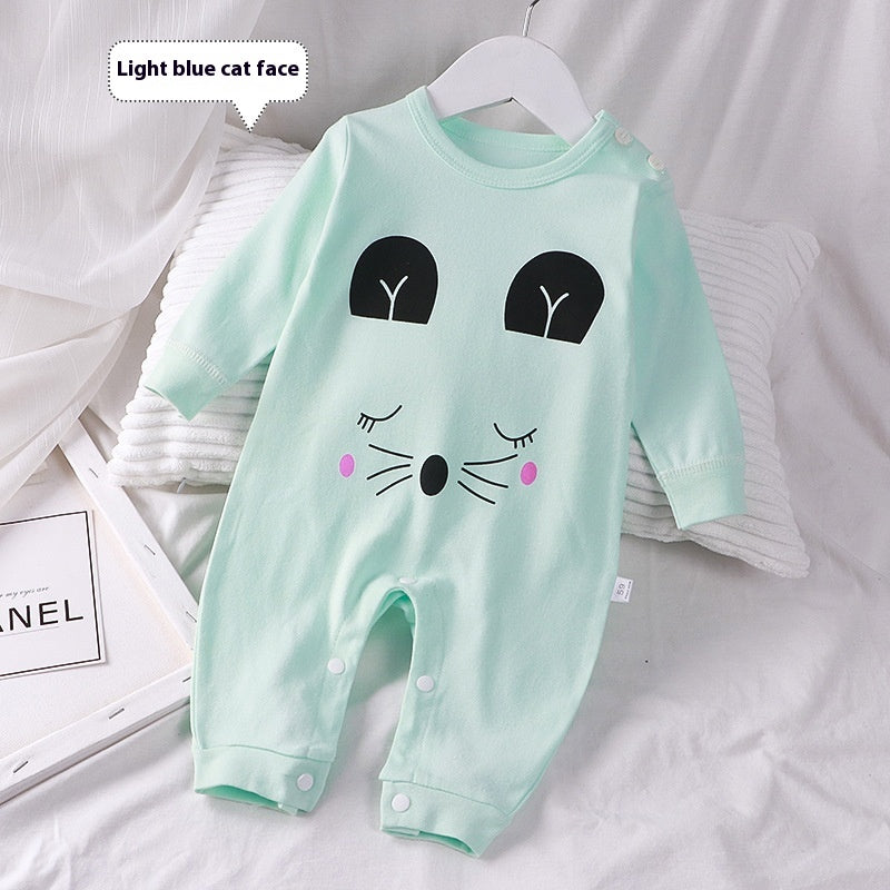 Autumn Cotton Baby Romper Pajamas