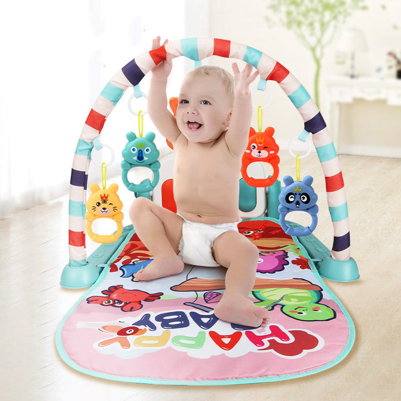 Baby Piano Pedal Fitness Toy Rack