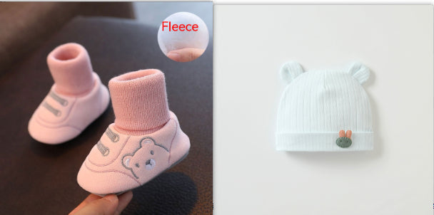 Baby Cloth Shoes – Simple Non-Slip Indoor Toddler Shoes