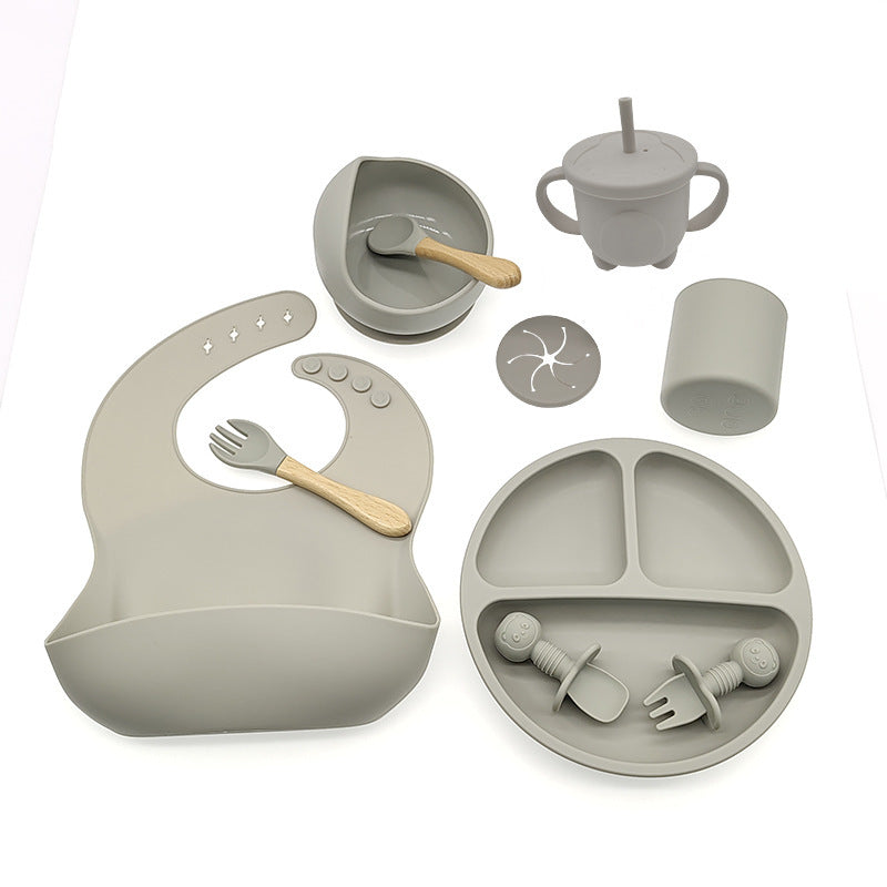 Baby Silicone Feeding Tableware – Early Learning & Complementary Food