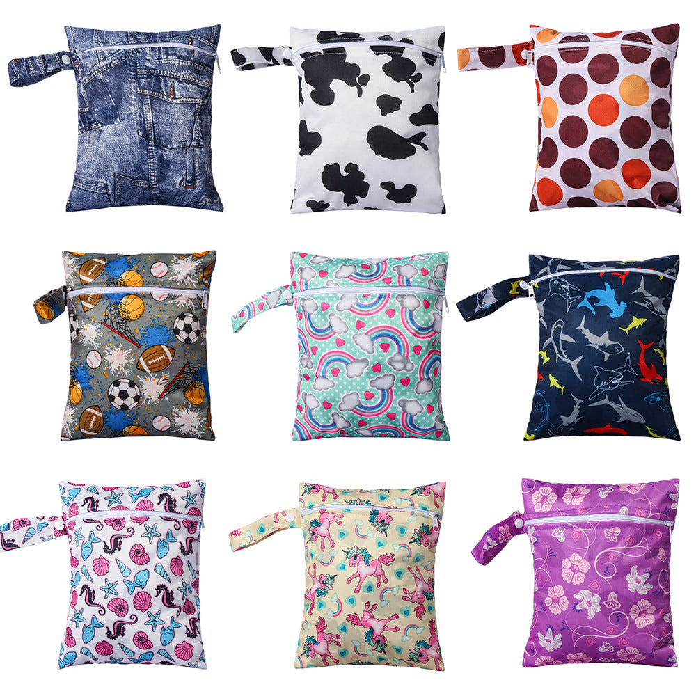 Portable Waterproof Baby Diaper Storage Bag