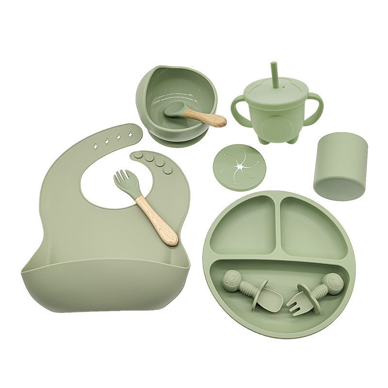 Baby Silicone Feeding Tableware – Early Learning & Complementary Food
