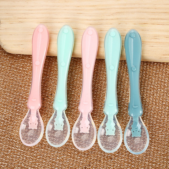 Baby Silicone Feeding Spoon – Water & Soup Tableware