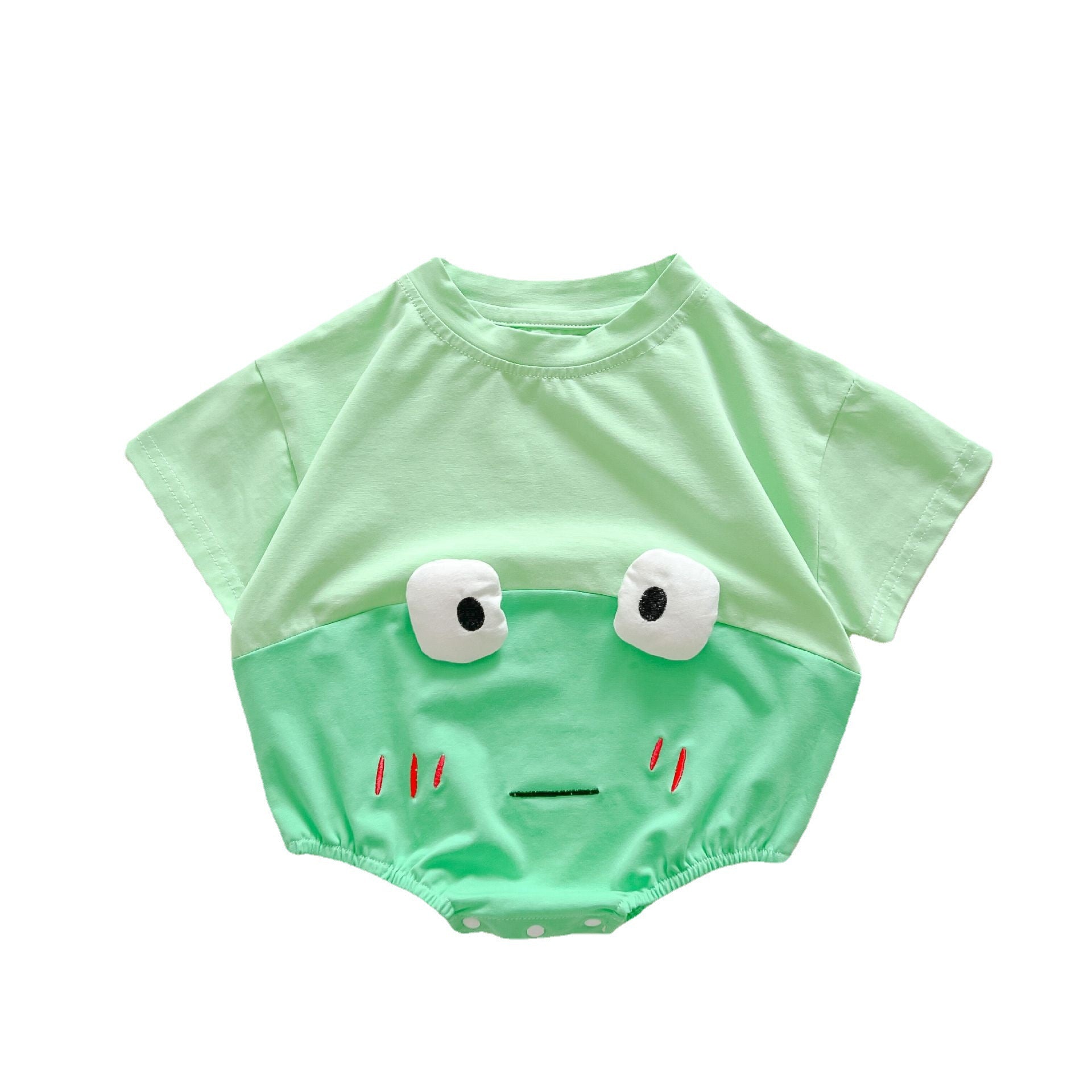 Baby Cotton Triangle Romper – Frog Design