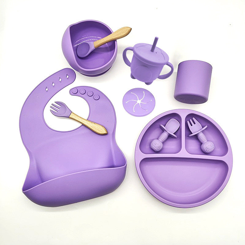 Baby Silicone Feeding Tableware – Early Learning & Complementary Food