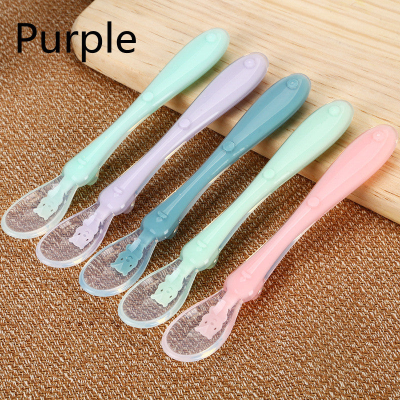 Baby Silicone Feeding Spoon – Water & Soup Tableware