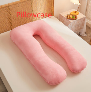 Multifunctional Cotton U-Shape Maternity Pillow – Removable & Washable