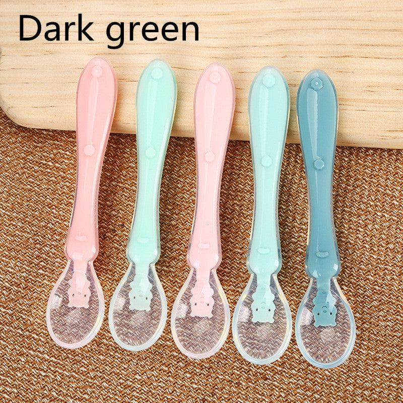 Baby Silicone Feeding Spoon – Water & Soup Tableware
