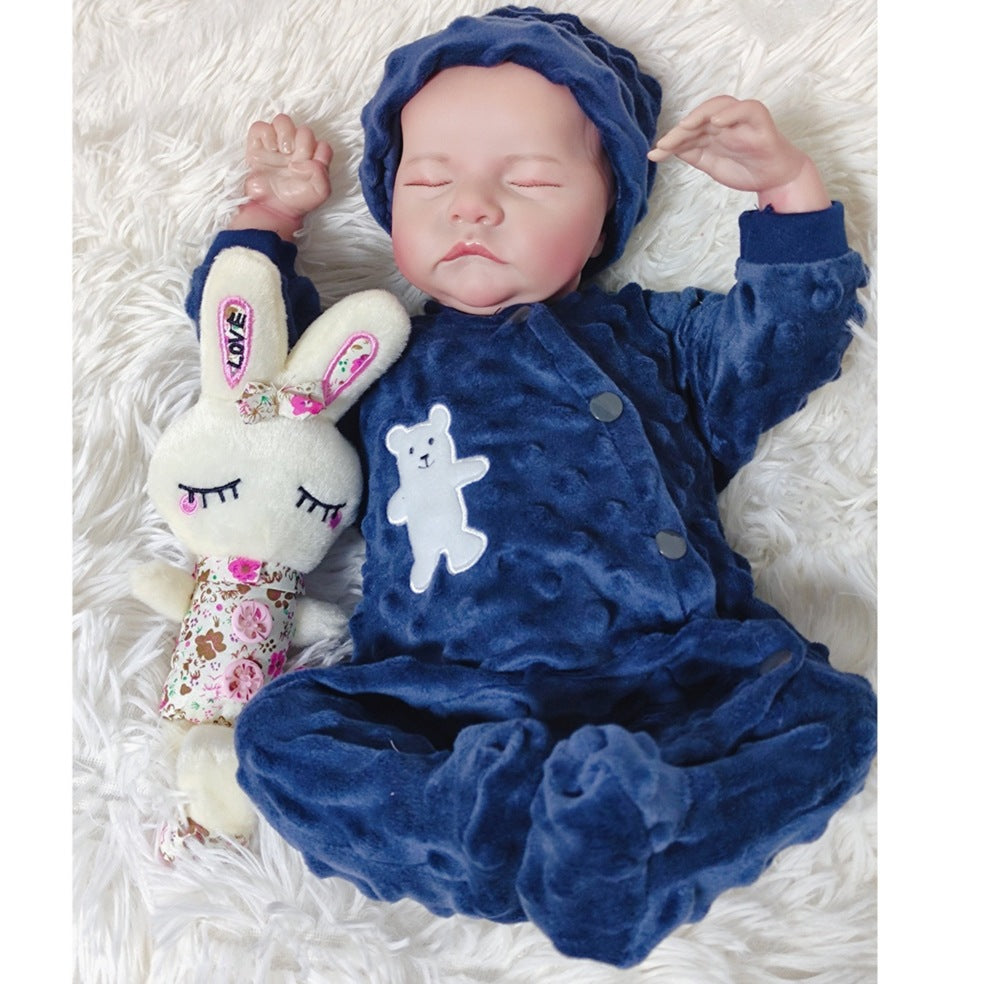 18-Inch Reborn Doll with Cloth Body – Realistic Baby Toy