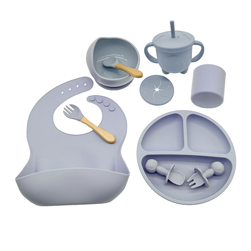 Baby Silicone Feeding Tableware – Early Learning & Complementary Food
